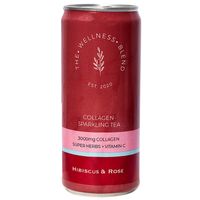 The Wellness Blend Collagen Sparkling Tea - Hibiscus & Rose